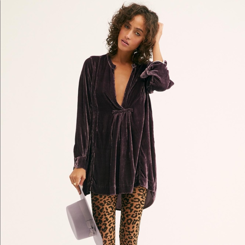 Free People Jacey Velvet Mini Dress
